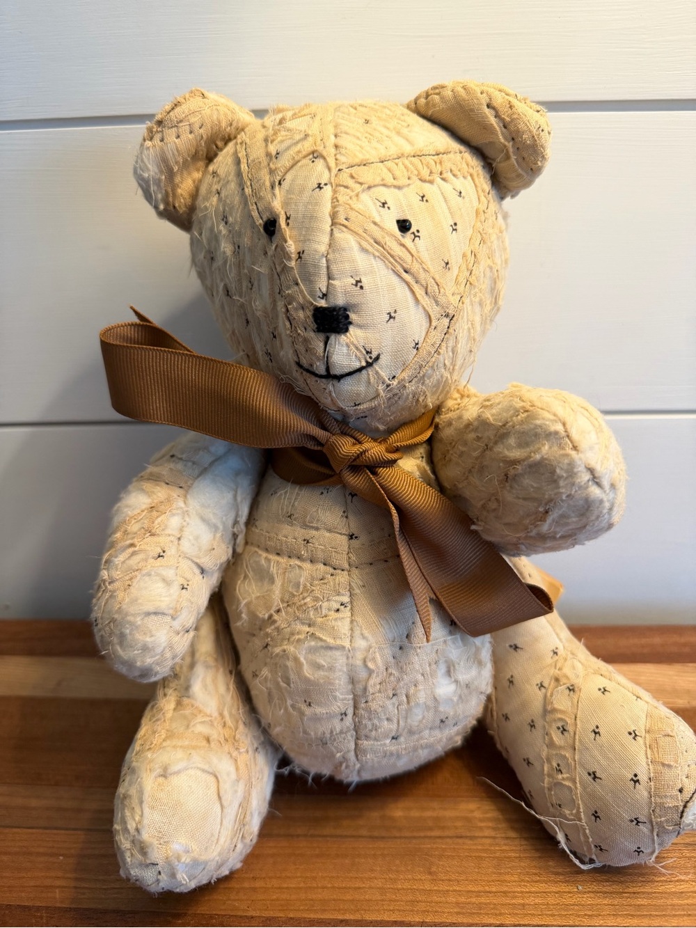 Vintage Jointed Quilted Teddy Bear Handmade Kentucky